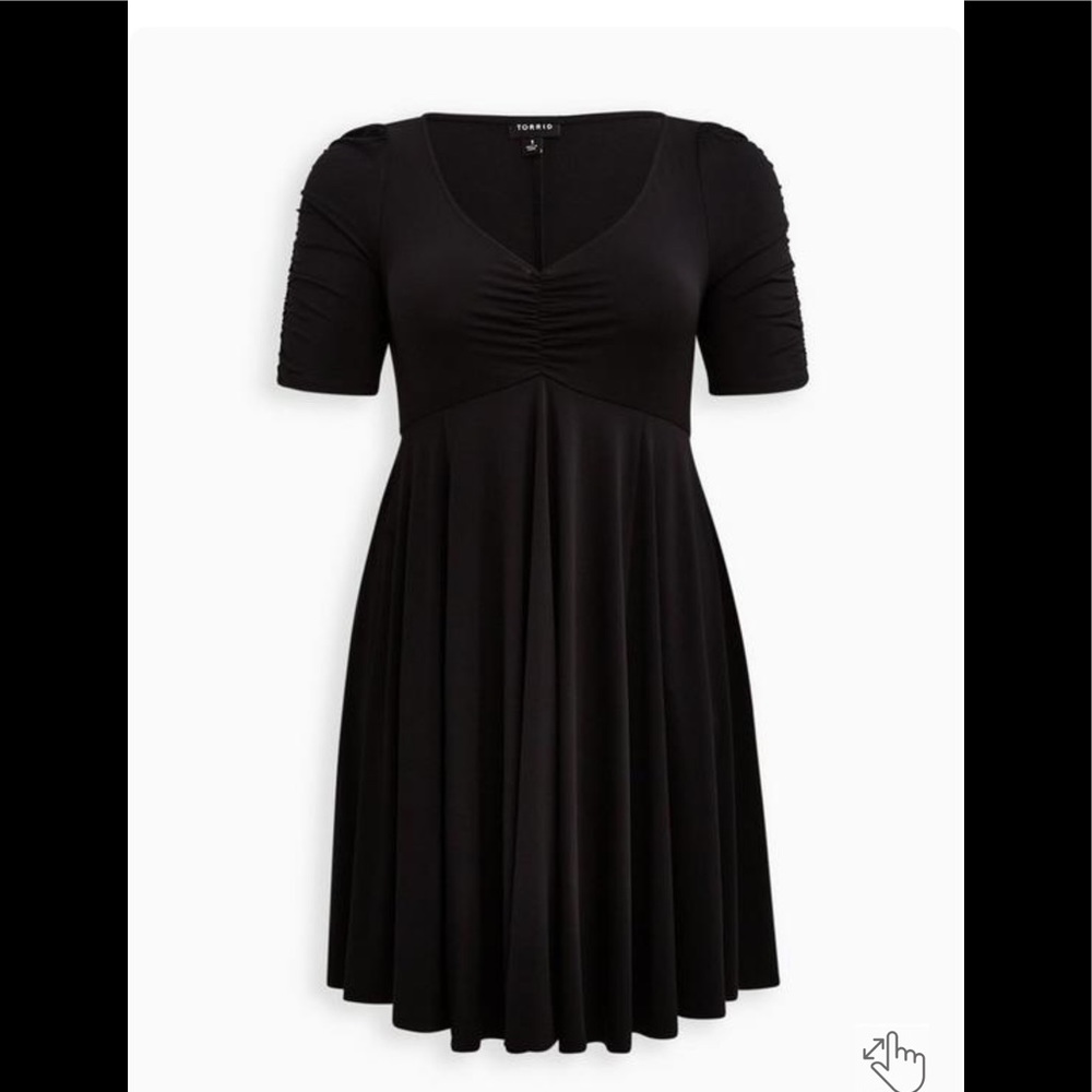 NWT - Torrid Knit Cinch Front Skater Dress